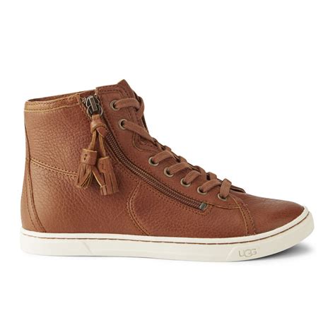 women's high top leather shoes